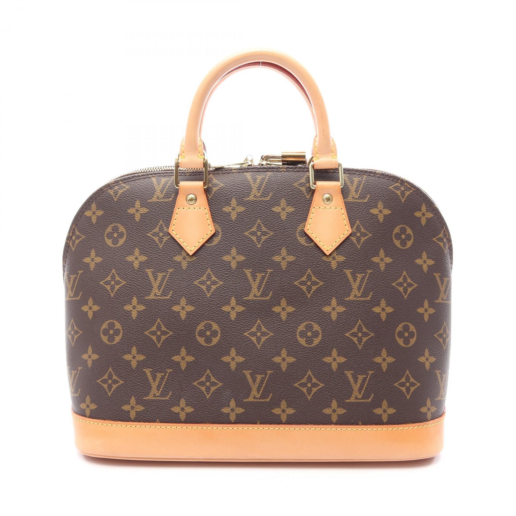 ルイ・ヴィトン LOUIS VUITTON アルマPM ハンドバッグ バッグ PVCコーティングキャンバス レザー モノグラム レディース ブラウン系 M51130 【中古】