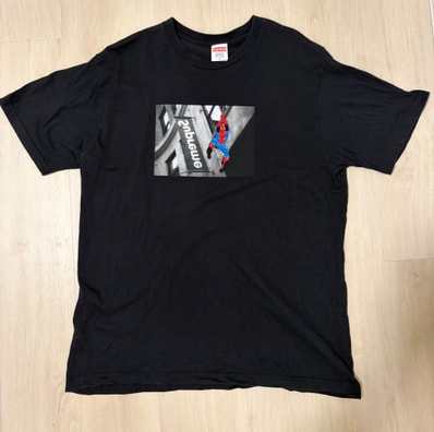 Supreme x Spider-Man Tee "Black"