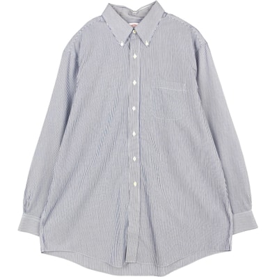 古着 ブルックスブラザーズ Brooks Brothers 346 REGULAR FIT 長袖 ボタンダウンストライプシャツ メンズXL相当/eaa673028