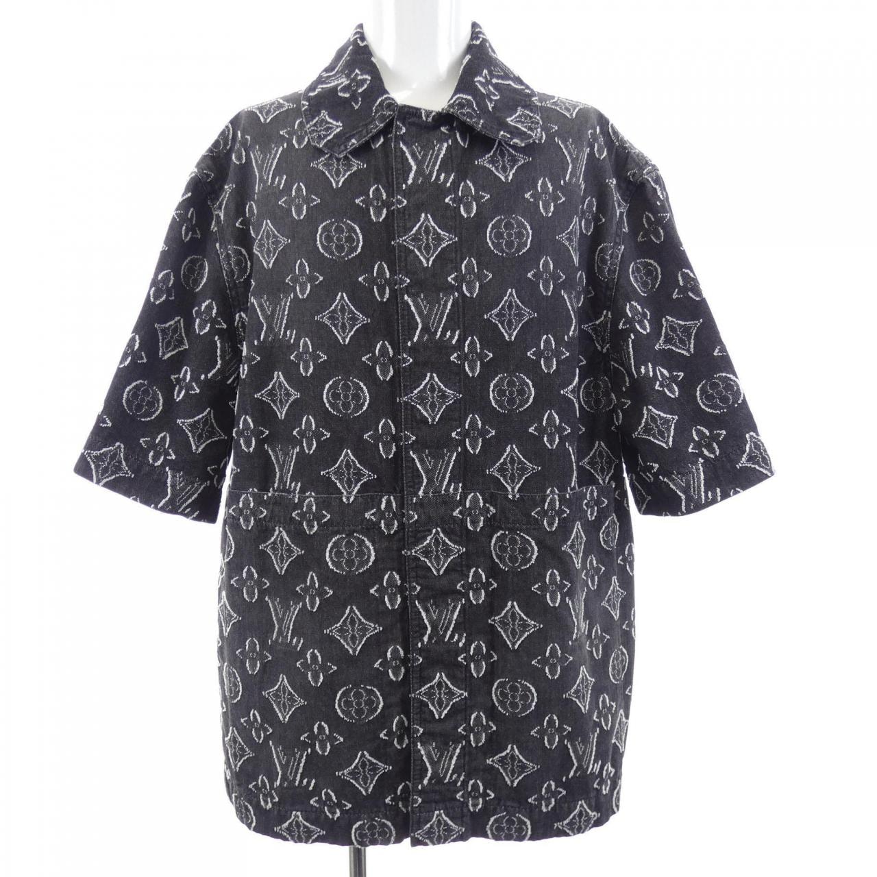 ルイヴィトン LOUIS VUITTON モノグラムショートスリーブシャンブレーシャツ HPS73WARS S/Sシャツ