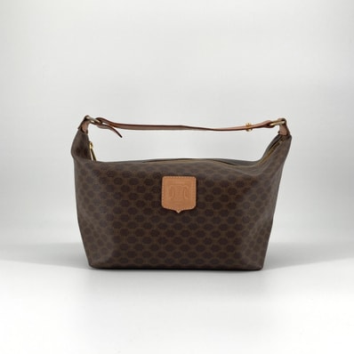 CELINE(セリーヌ) マダム柄 ハンドバッグ ブラウン