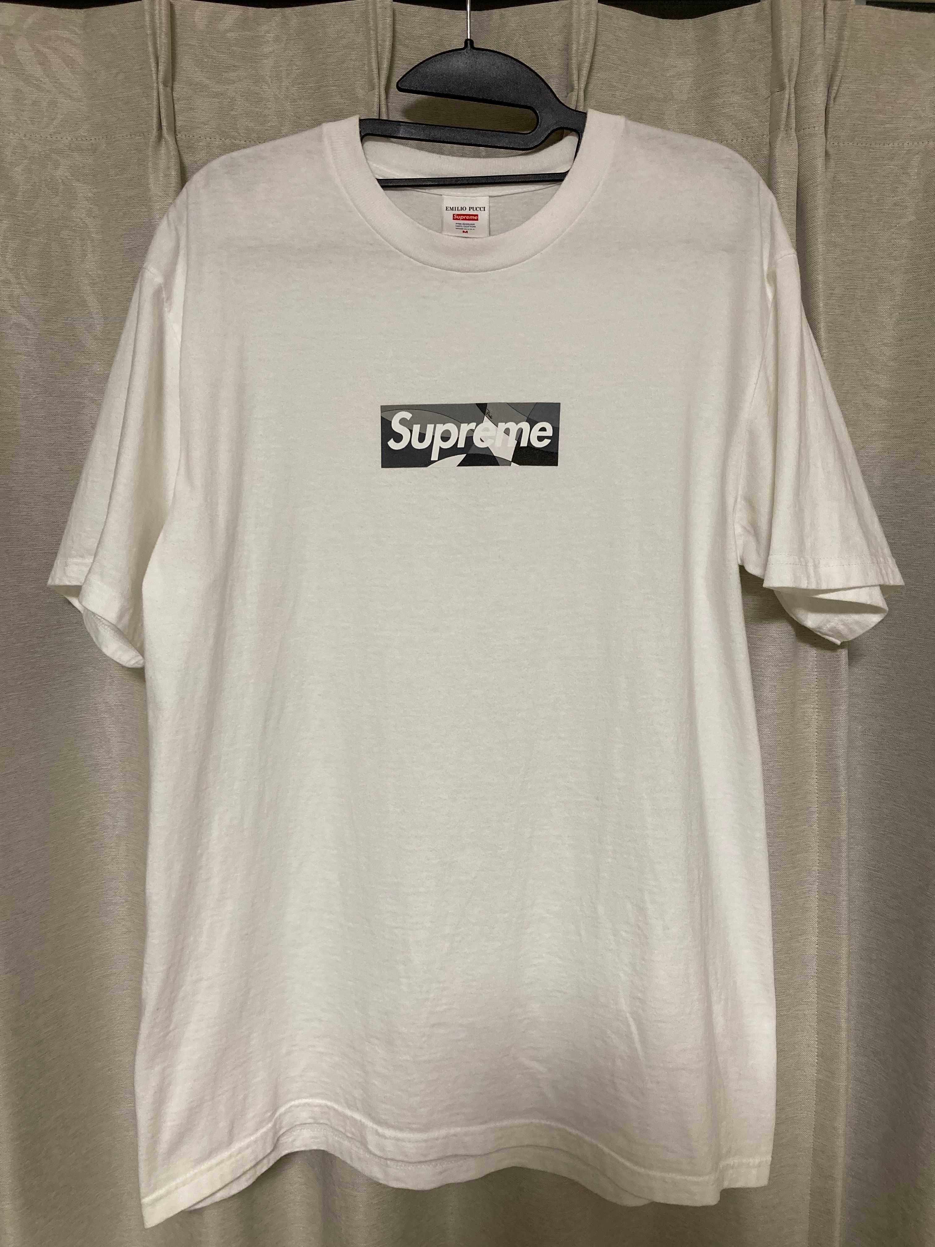 Supreme / Emilio Pucci® Box Logo Tee "White/Black"