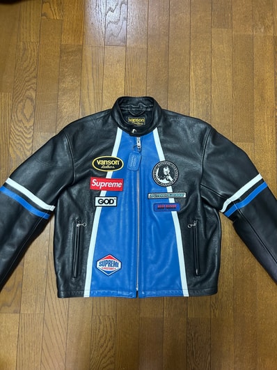 Supreme x HYSTERIC GLAMOUR Vanson Leather Jacket "Black"