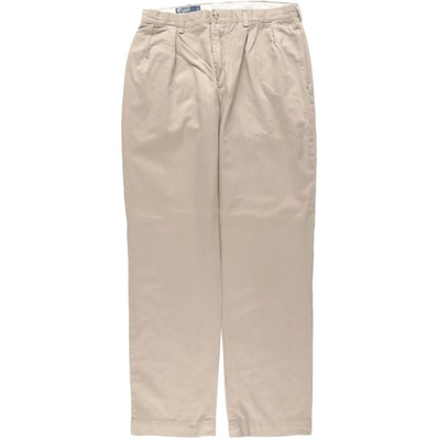 古着 ラルフローレン Ralph Lauren POLO by Ralph Lauren ETHAN PANT ツータック チノパンツ メンズw34相当/eaa650930