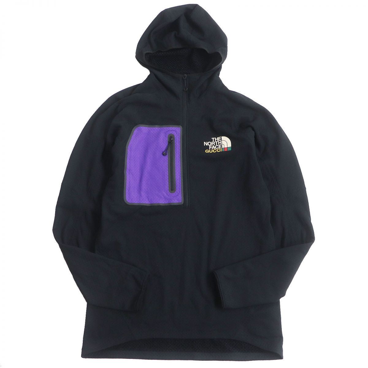 グッチ×ザ・ノースフェイス
 パーカー ブラック メンズ S