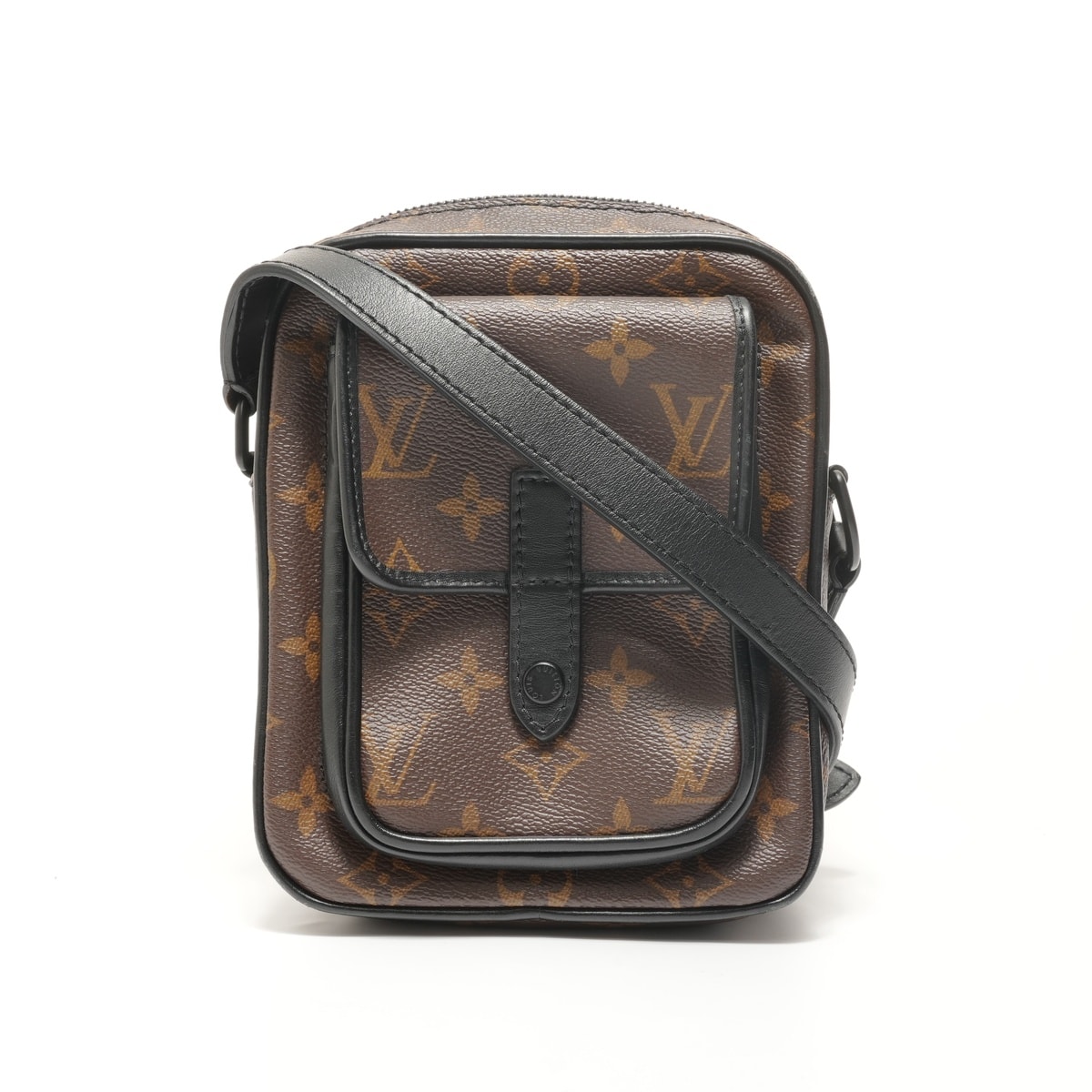 ヴィトン LV モノグラム マカサー クリストファー ウエアラブル ウォレット ショルダーバッグ【中古】