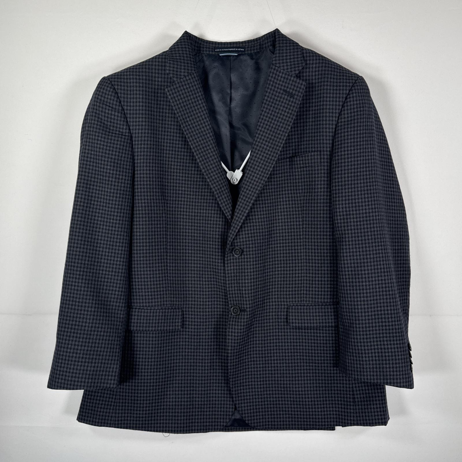 古着 トミーヒルフィガー TOMMY HILFIGER テーラードジャケット XL グレー系 チェック メンズ