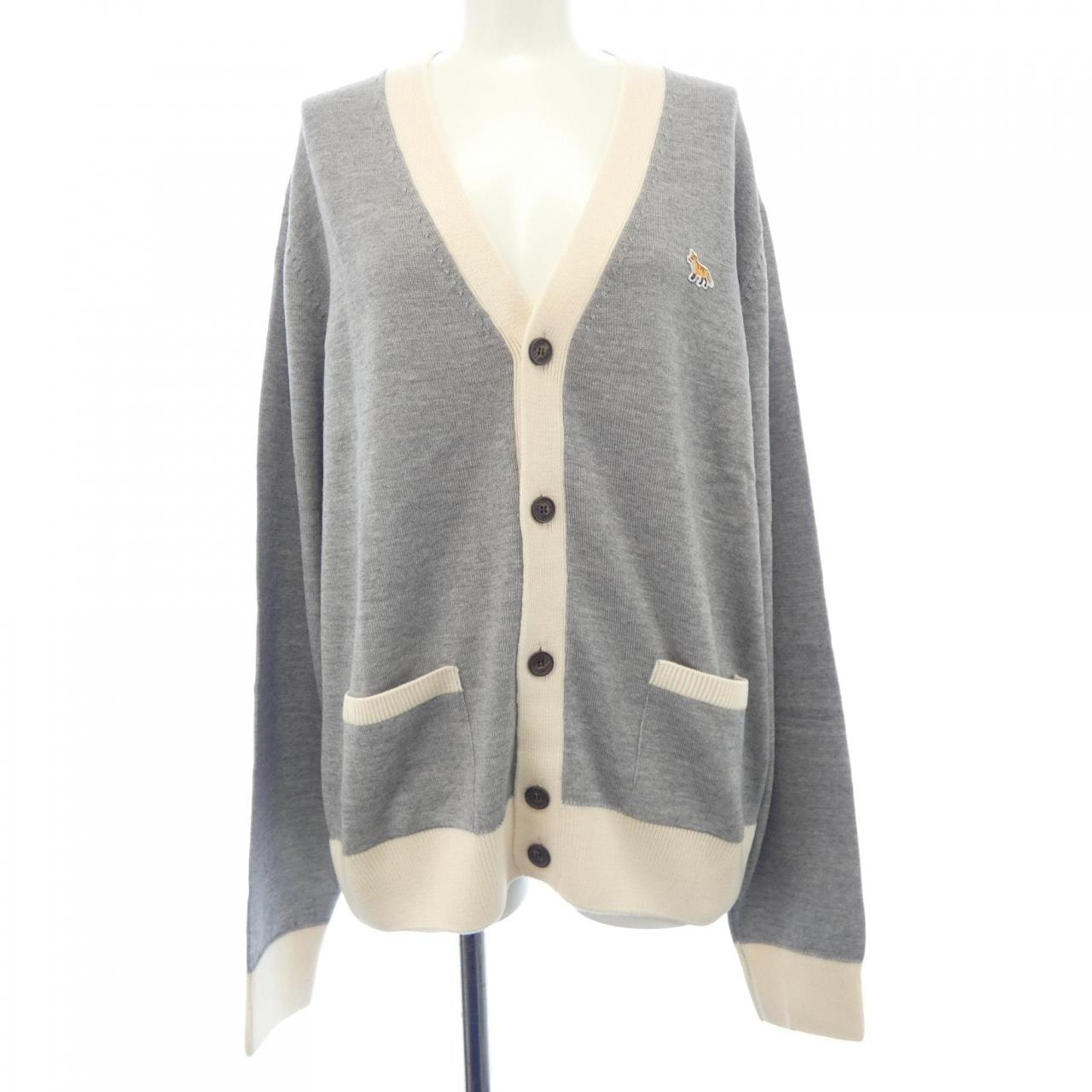 メゾンキツネ MAISON KITSUNE HU00542KT1036 カーディガン