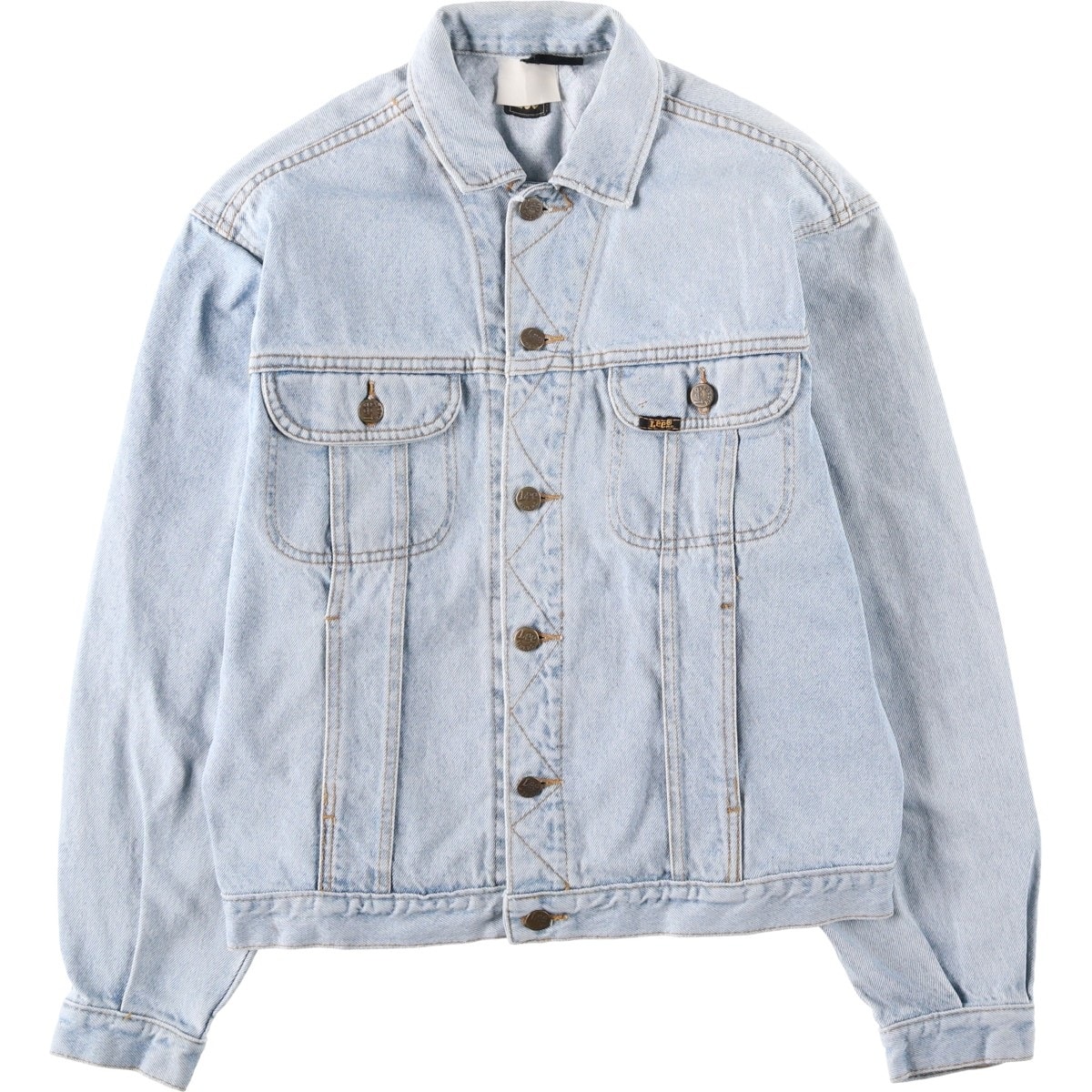 古着 リー Lee RIDERS ライダース デニムジャケット Gジャン メンズXL相当/eaa634672