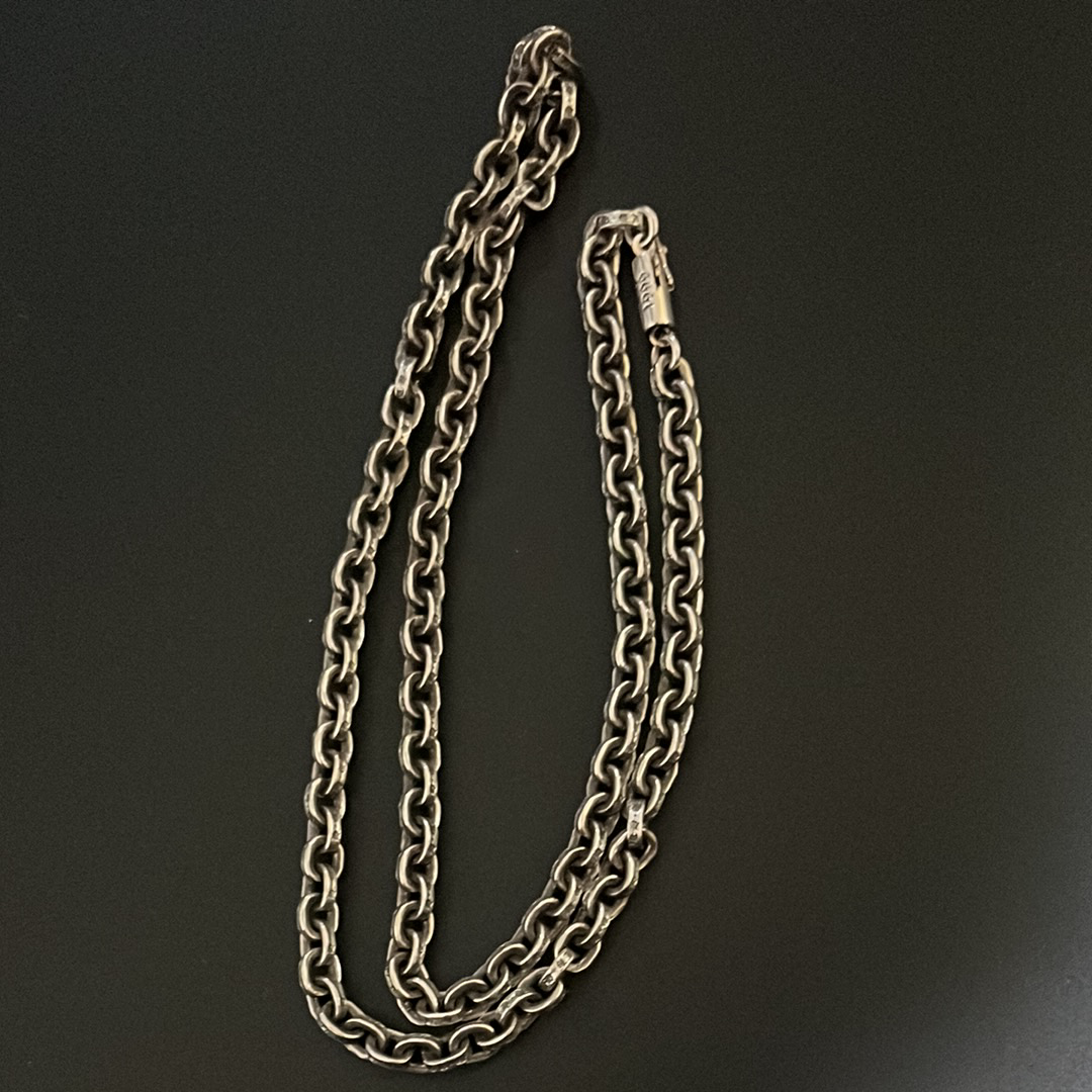 Chrome Hearts Paper Chain Necklace "Silver"