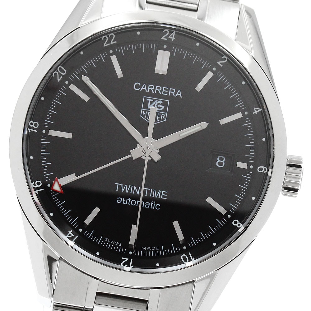 タグホイヤー カレラ ツインタイム WV2115 メンズ 【中古】