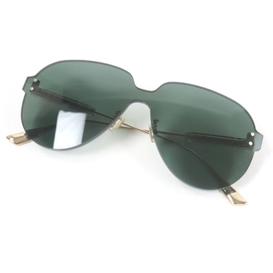 極美品 クリスチャンディオール
サングラス Dior Color Quake3 ゴールド グリーン レディース