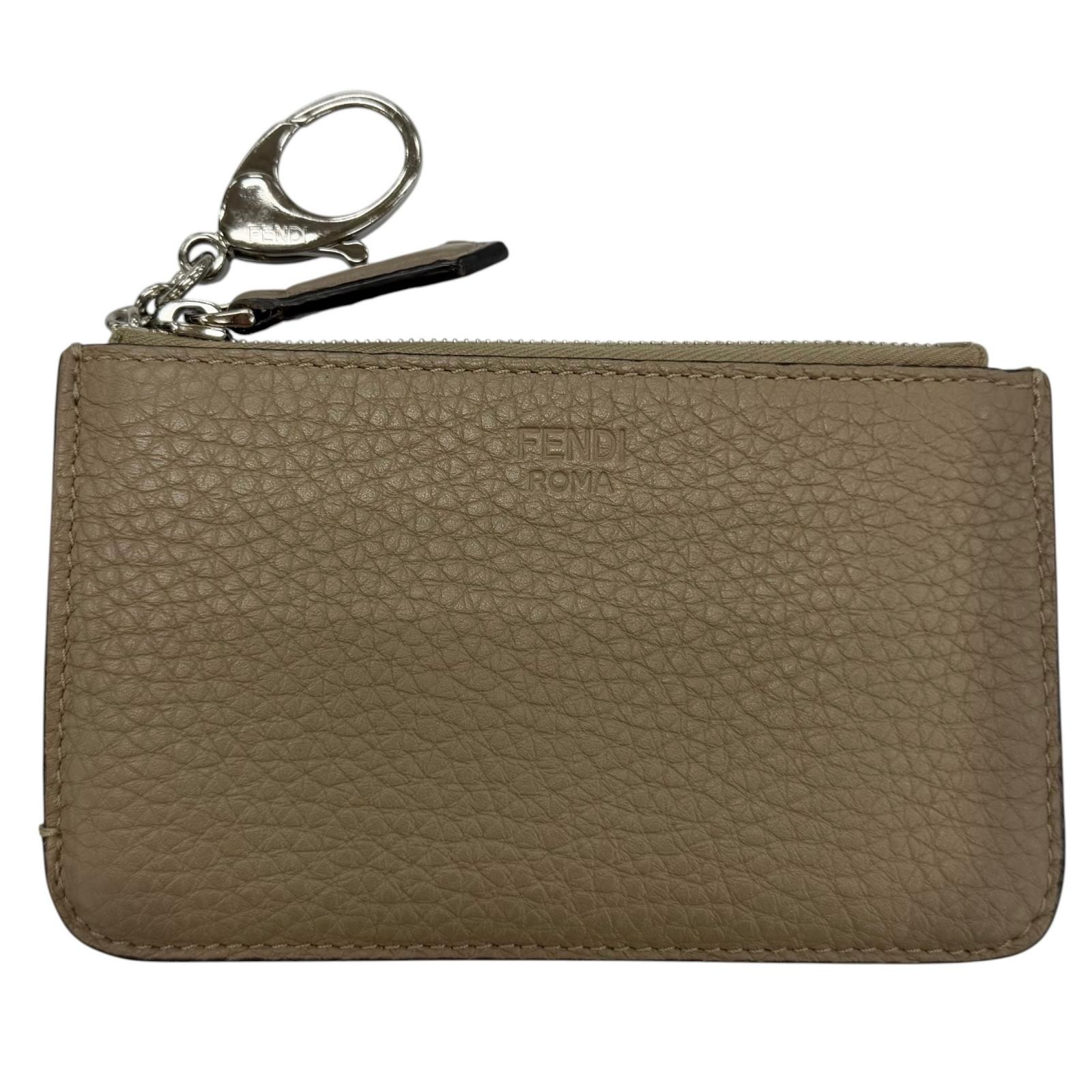 極美品 フェンディ コインケース グレー レディース 8AP161