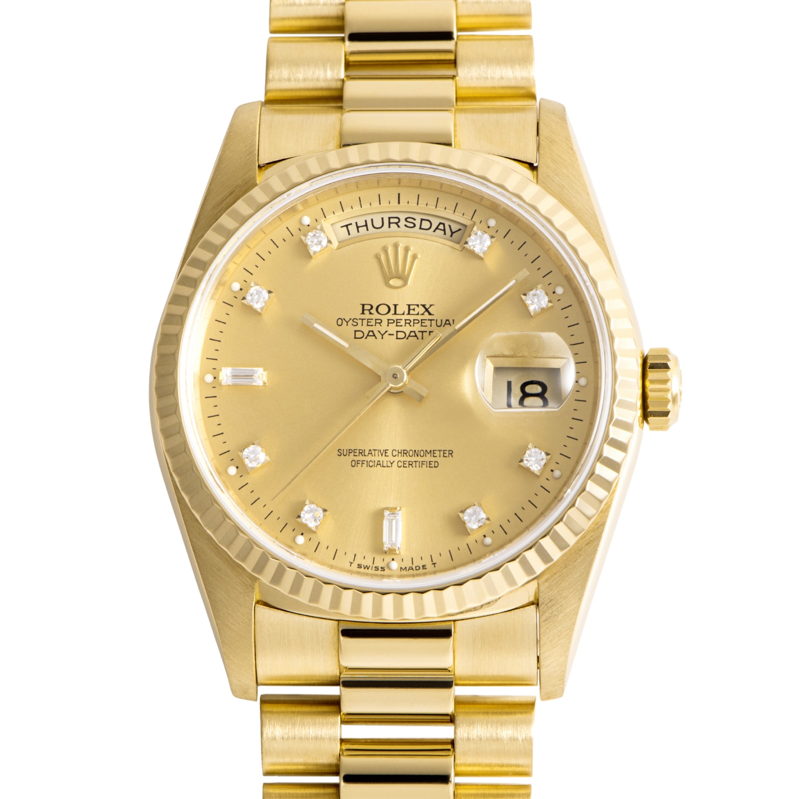 ROLEX ロレックス デイデイト 18238A X番 Tritium K18YG【中古】