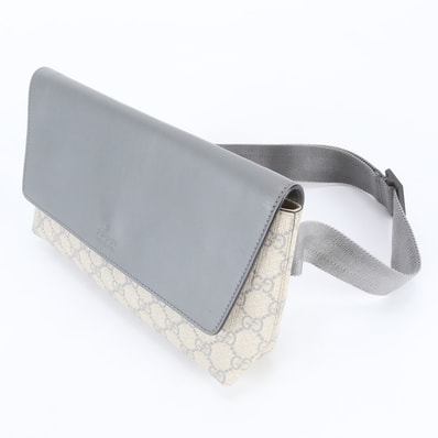 ■美品 グッチ GGスプリーム 353435 ボディバッグ