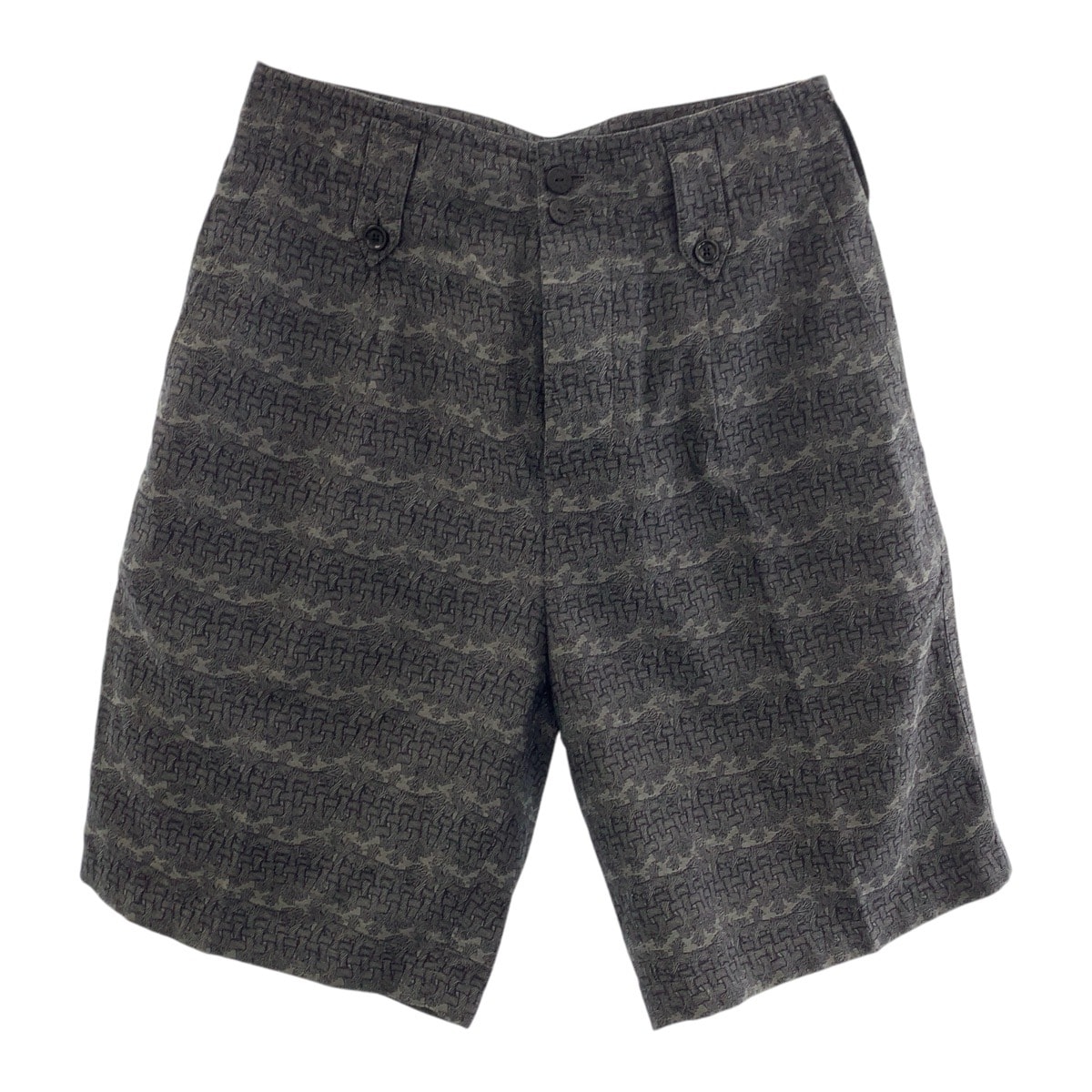 美品 LOUIS VUITTON ルイヴィトン クリストファー ネメス ブラック グレー コットン ショートパンツ ハーフパンツ 506305 【中古】