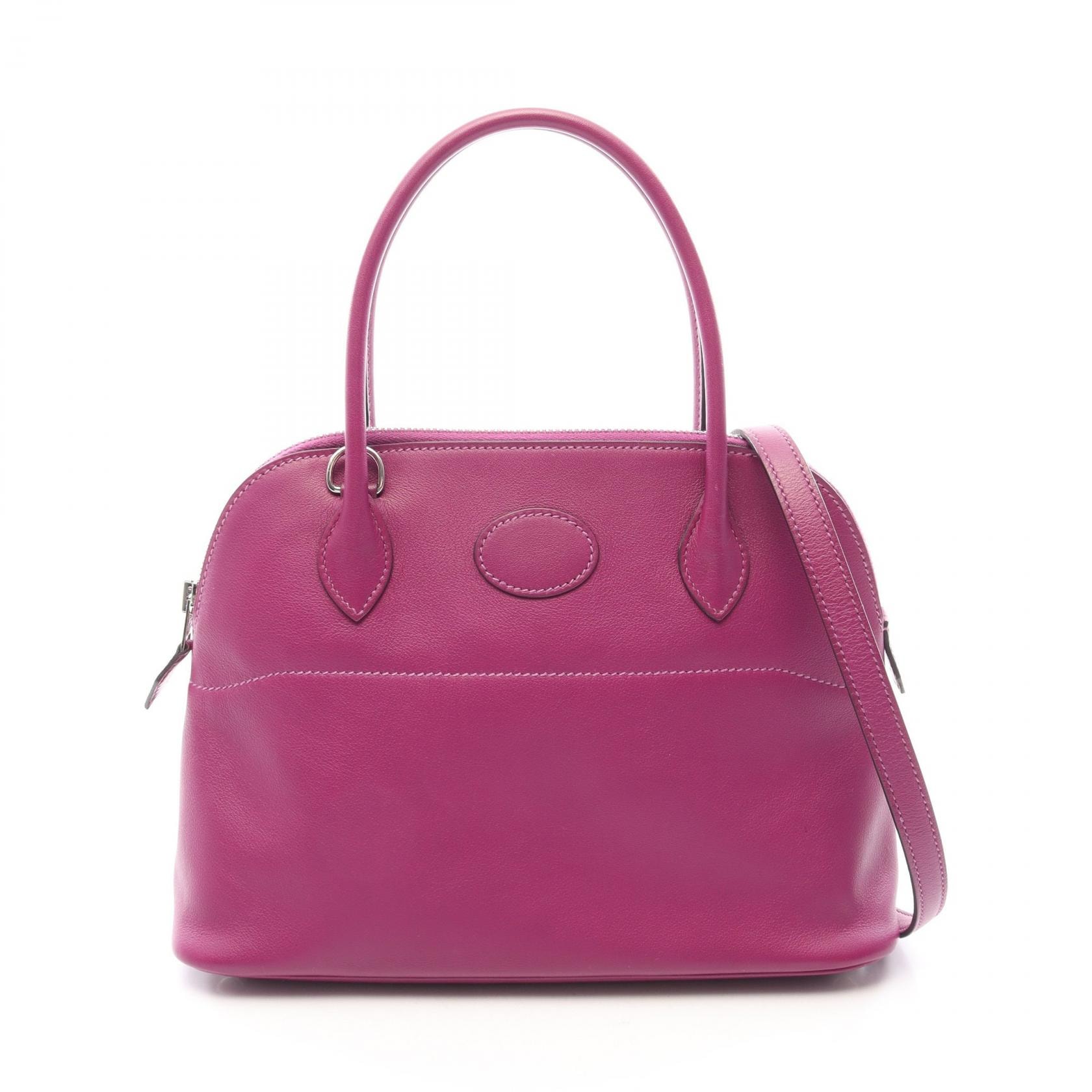 エルメス HERMES ボリード27 アネモネ 2WAY ハンドバッグ バッグ ヴォースイフト ヴォースイフト Y刻印(2020年製造) レディース パープル系 【中古】