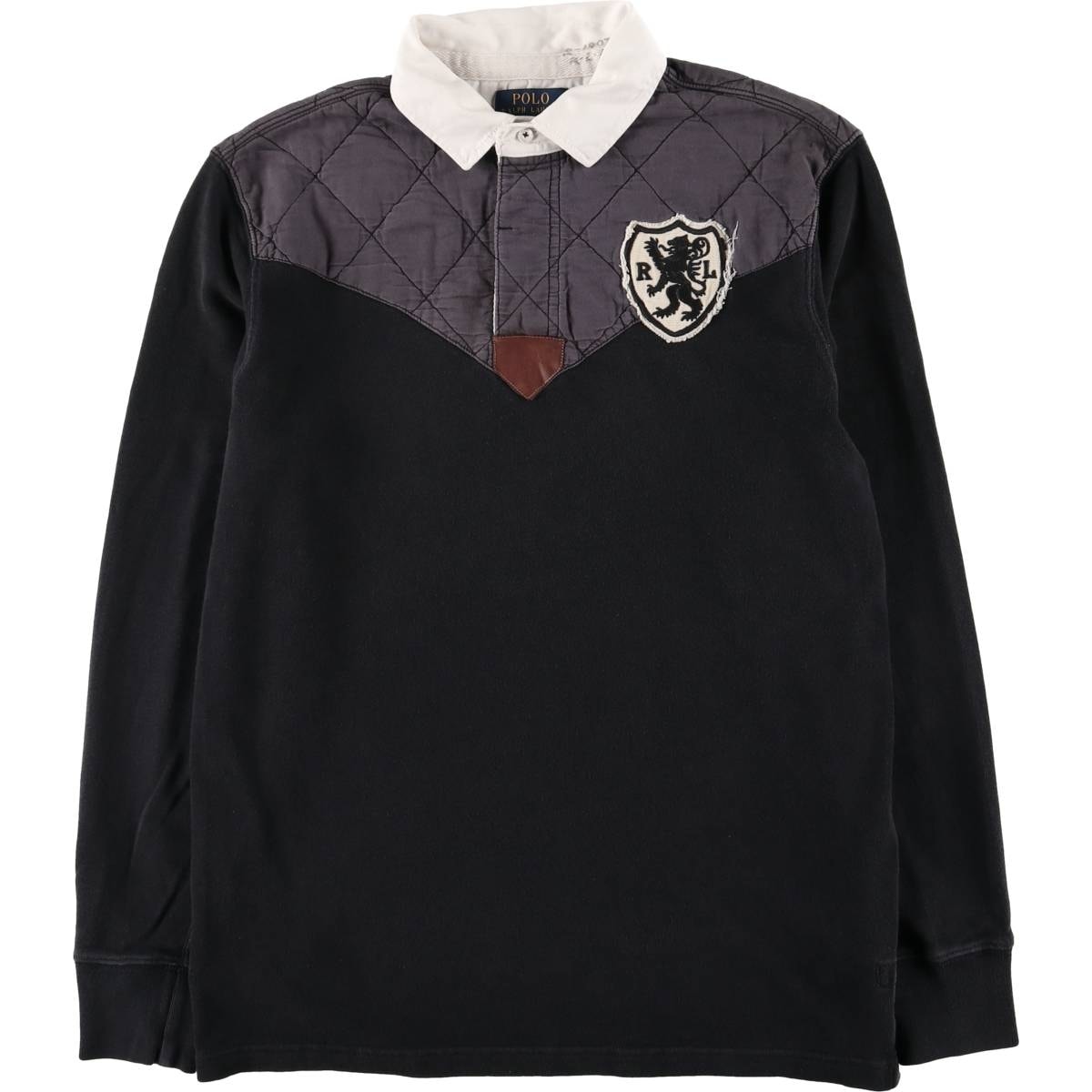 古着 ラルフローレン Ralph Lauren POLO RALPH LAUREN CUSTOM FIT 長袖 ラガーシャツ メンズM相当/eaa587206