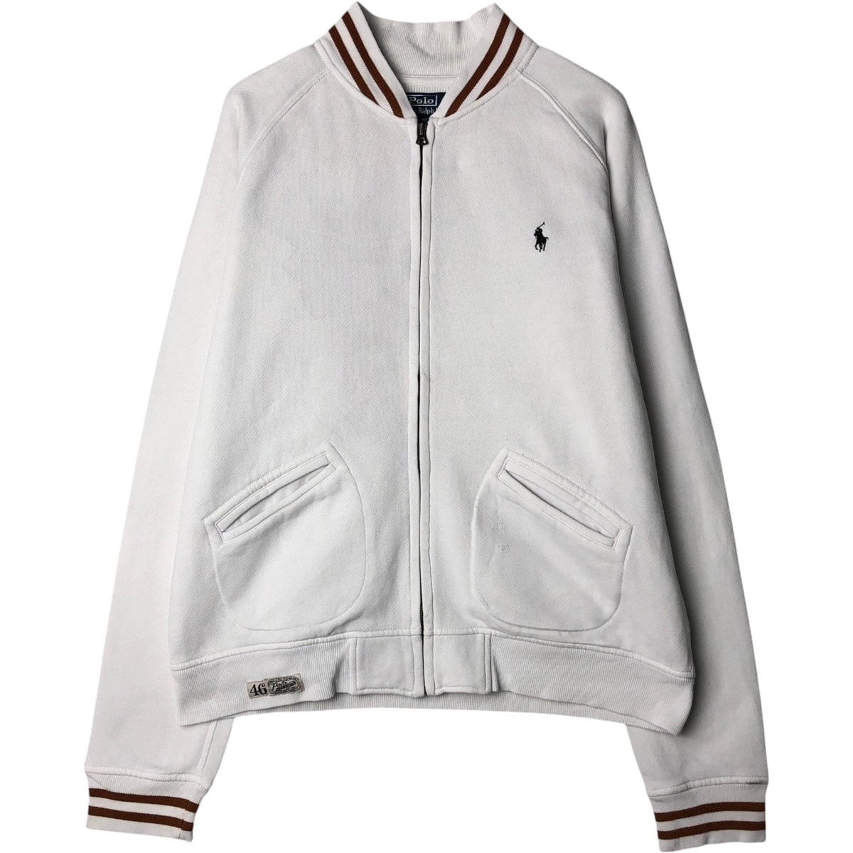 古着 ラルフローレン Ralph Lauren POLO by Ralph Lauren フルジップスウェットシャツ トレーナー メンズL相当/eaa630476