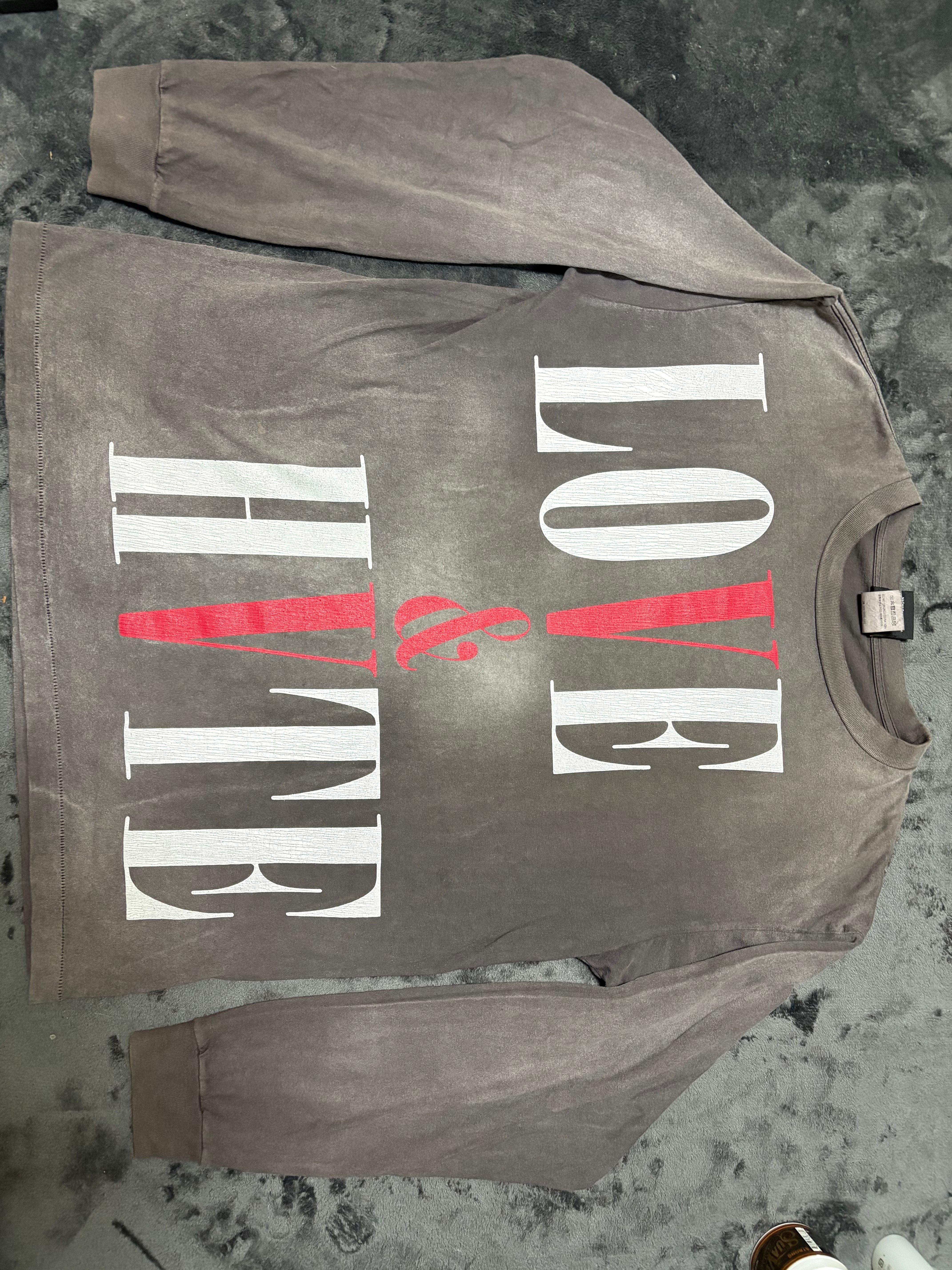 SAINT Mxxxxxx 22SS VLONE LS TEE "Black"