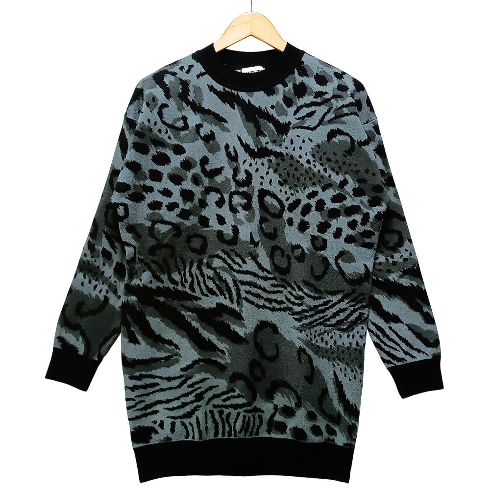 KENZO ケンゾー 総柄 ヒョウ ニット セーター 53674