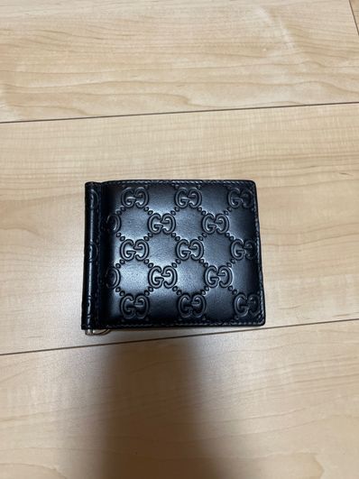 GUCCI Signature Money Clip Wallet