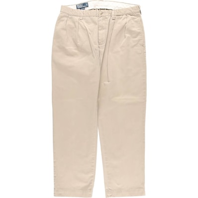 古着 ラルフローレン Ralph Lauren POLO by Ralph Lauren ETHAN PANT ツータック チノパンツ メンズw34相当/eaa617419