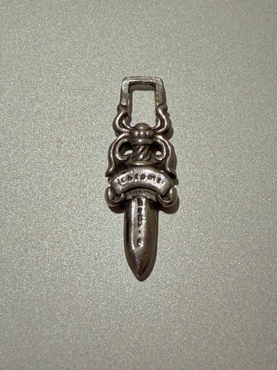 Chrome Hearts #5 Dagger Charm Zip 1 "Silver"