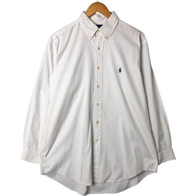 古着 ラルフローレン Ralph Lauren YARMOUTH 長袖 ボタンダウンシャツ メンズL相当/eaa542643