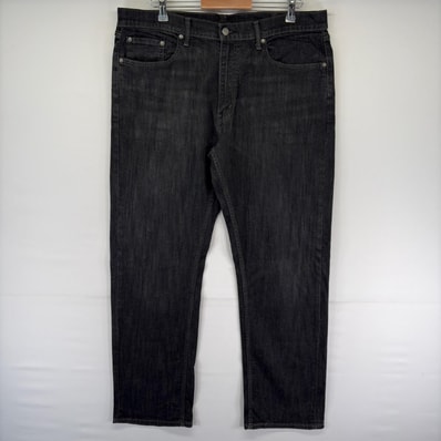 古着 リーバイス Levi's デニム パンツ 559 ジッパーフライ 5ポケット ストレート ジーンズ ジーパン W38 L34 ブラック系 メンズ