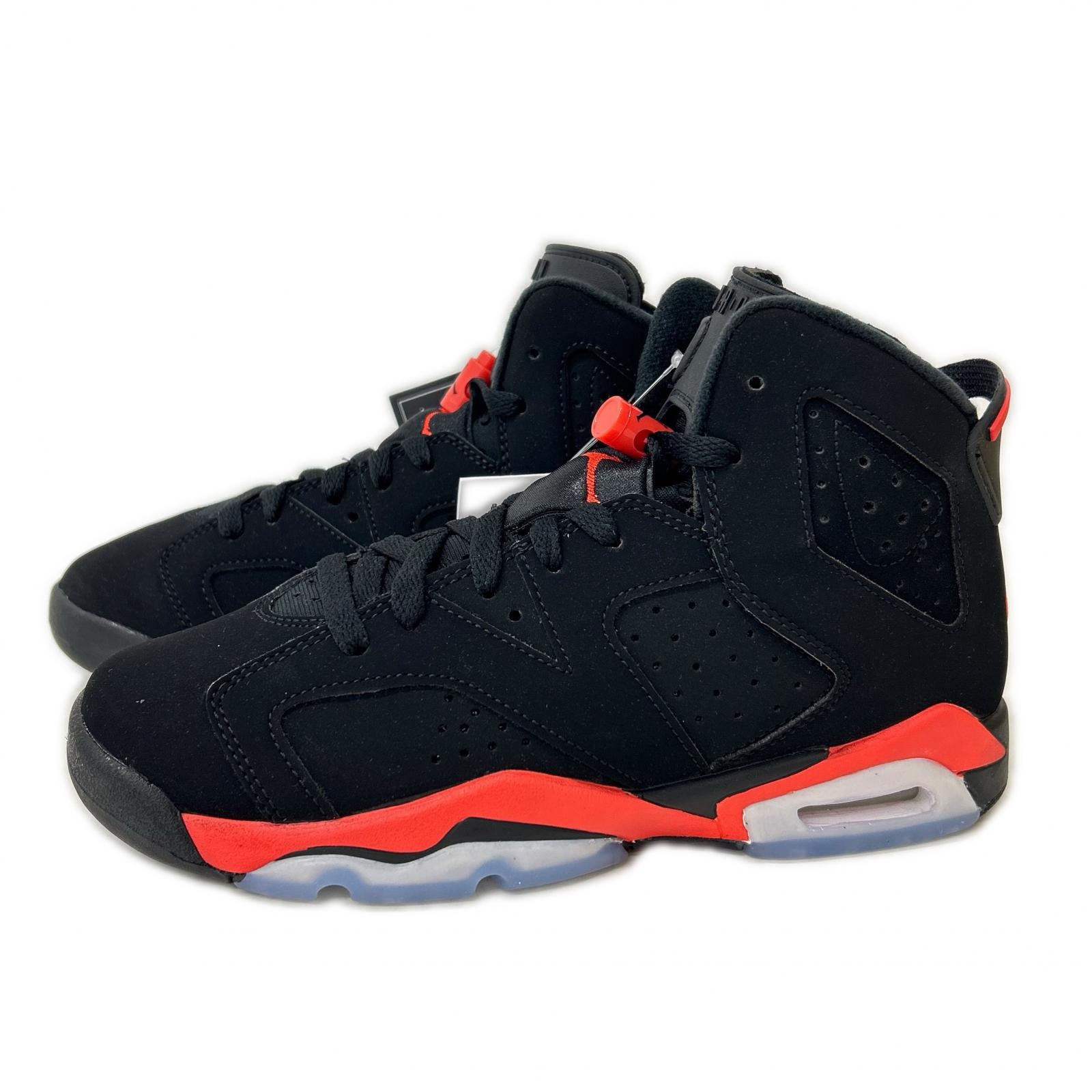 ナイキ 【新品同様】CT8529-001 AIR JORDAN 6 RETRO Infrared Salesman ハイカットスニーカー 24