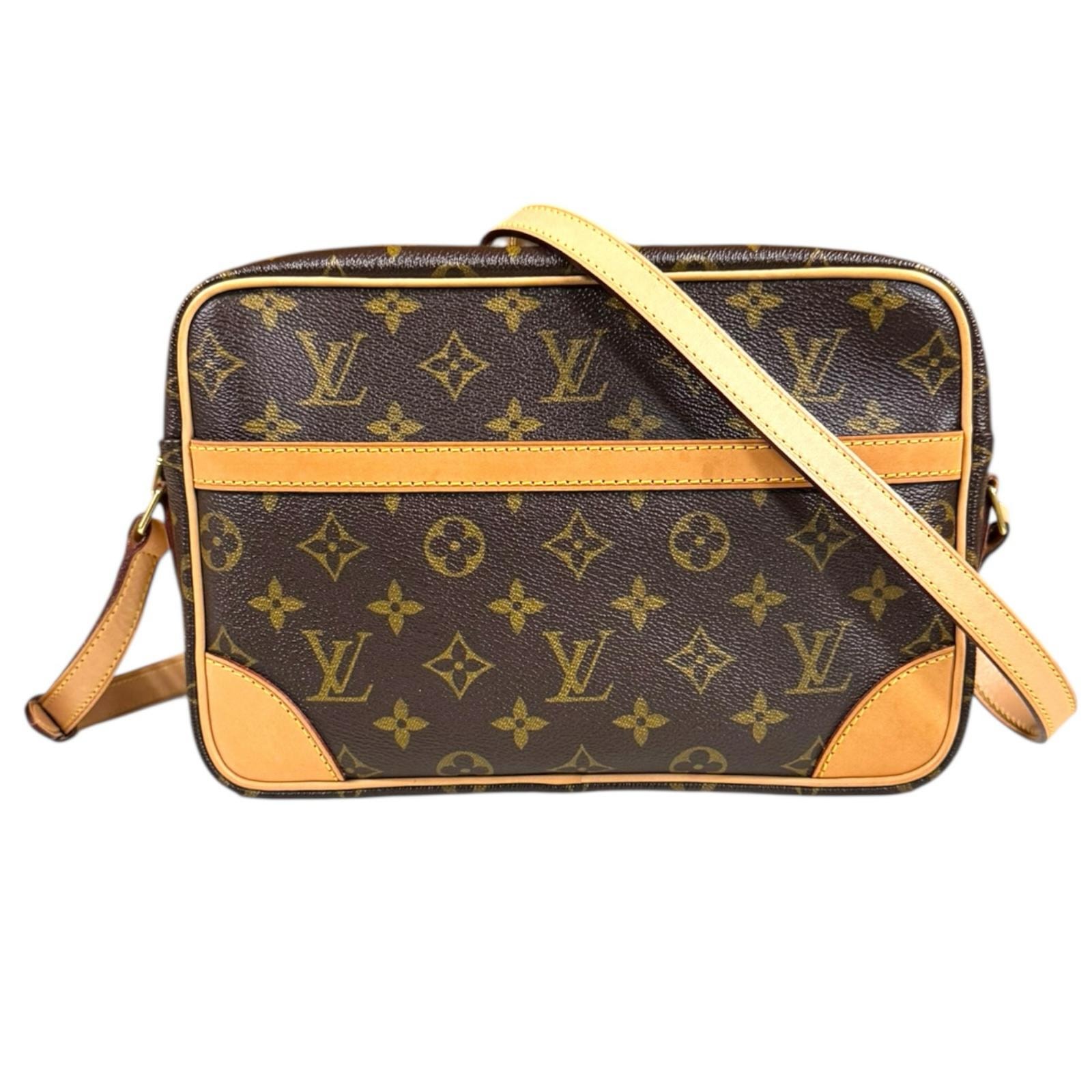 ルイヴィトン トロカデロ27 モノグラム ショルダーバッグ モノグラムキャンバス M51274 ブラウン レディース LOUIS VUITTON  中古