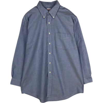 古着 ブルックスブラザーズ Brooks Brothers 346 長袖 ボタンダウンシャツ メンズL相当/eaa673000