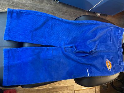Supreme x Dickies Double Knee Corduroy Work Pant "Royal"