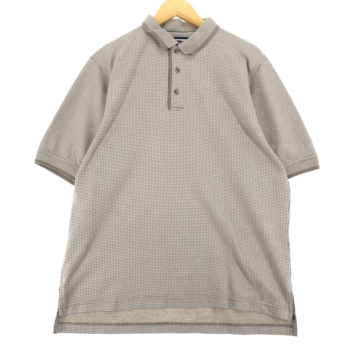 古着 リー Lee 半袖 チェック ポロシャツ メンズM/eaa430942