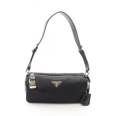 プラダ PRADA TESSUTO + VITELLO ショルダーバッグ バッグ ナイロン レザー レディース ブラック系 1BC233ODO2C8QF0002 【新品】
