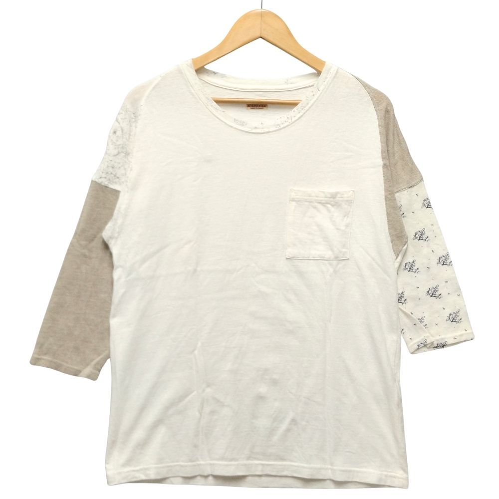 KAPITAL キャピタル 品番 K1404LC56 切り替えしカットソー 半袖Ｔシャツ 51876
