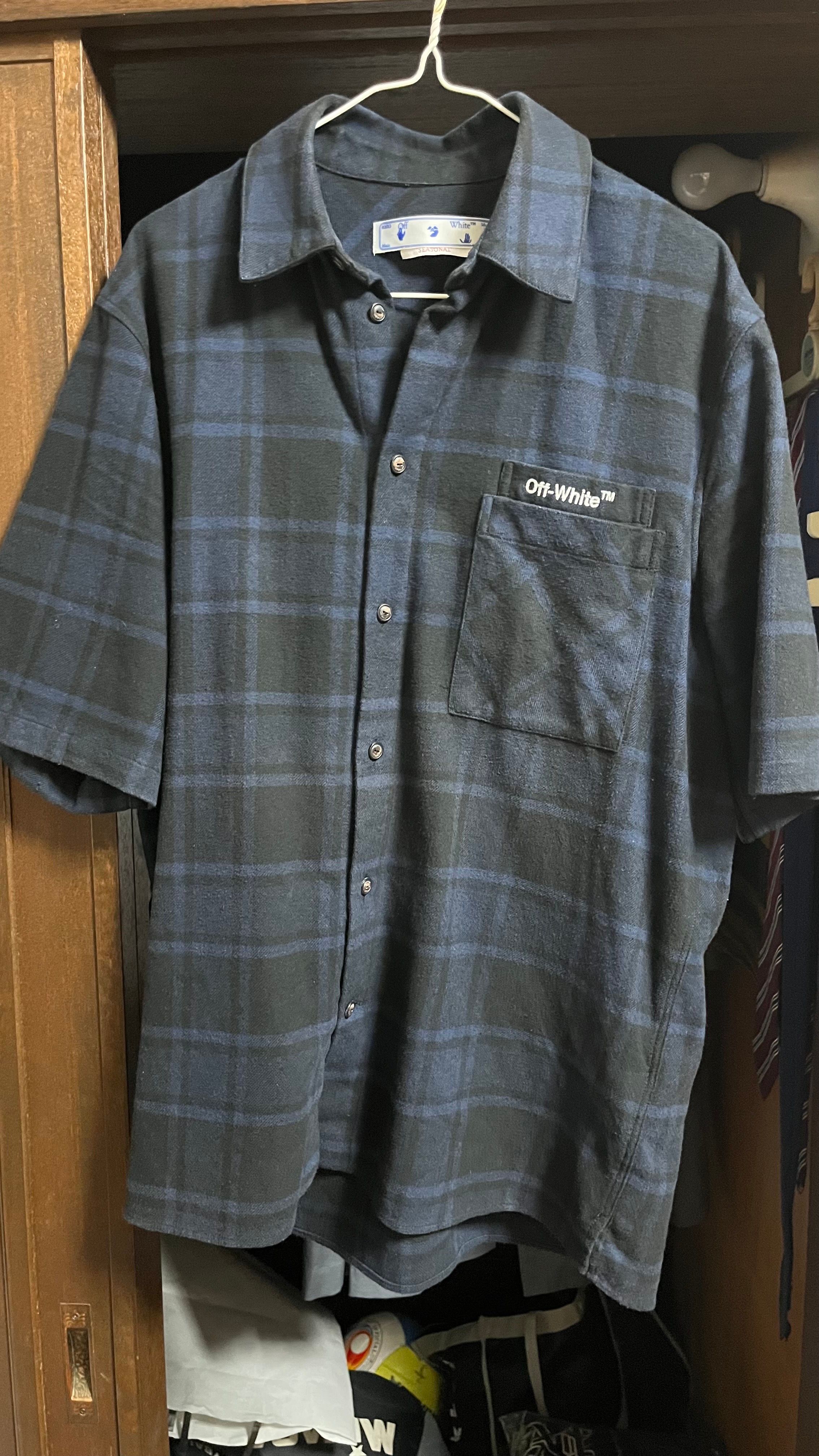 OFF-WHITE チェックネルシャツ