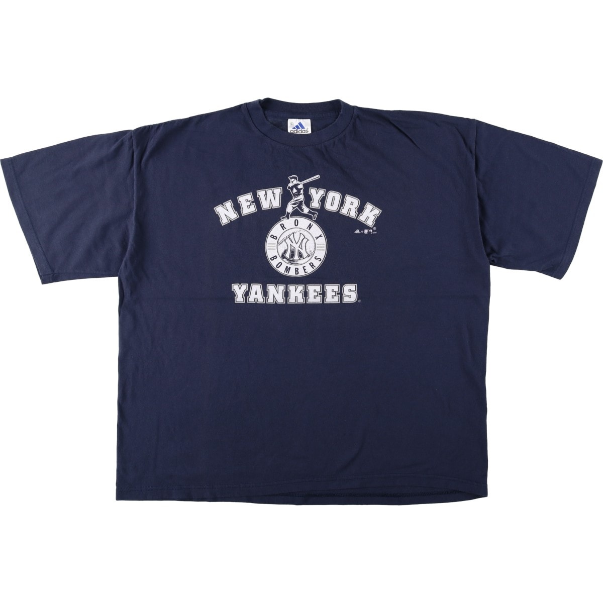D (傷や汚れあり)】古着 00年代 アディダス adidas MLB NEW YORK