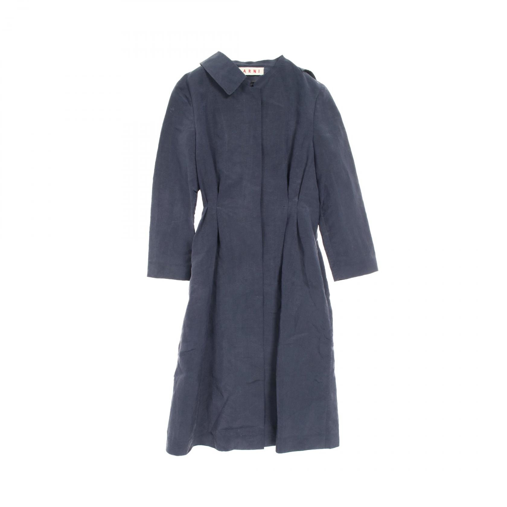 マルニ MARNI ワンピース 衣料品 トップス シルク レディース ネイビー系 【中古】