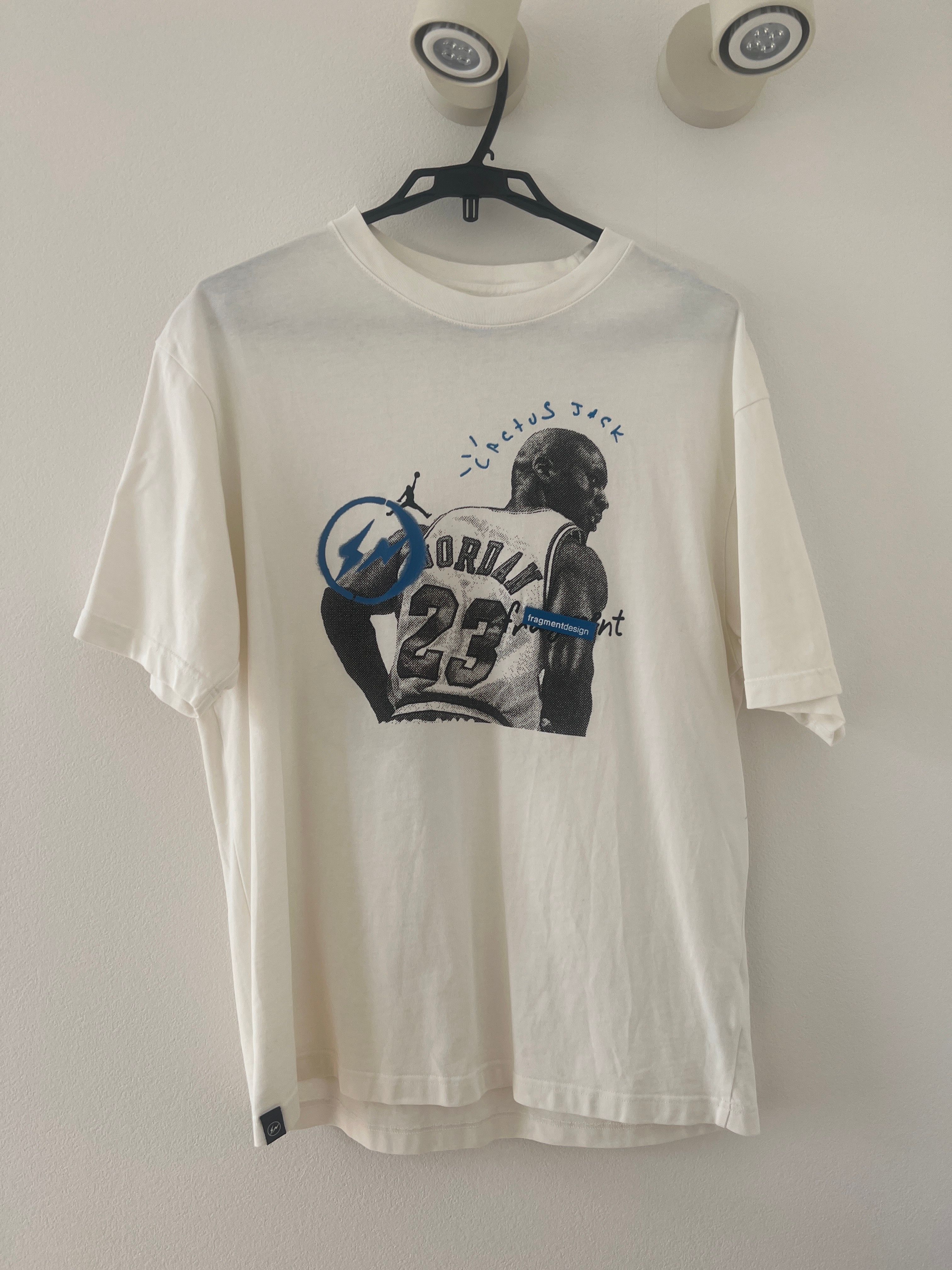 Air Jordan Travis Scott Fragment Tee "White"