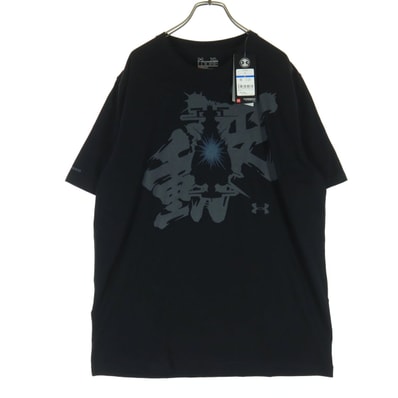 UNDER ARMOUR アンダーアーマー 宇宙戦艦ヤマト コラボ プリント 半袖 Tシャツ XL ブラック