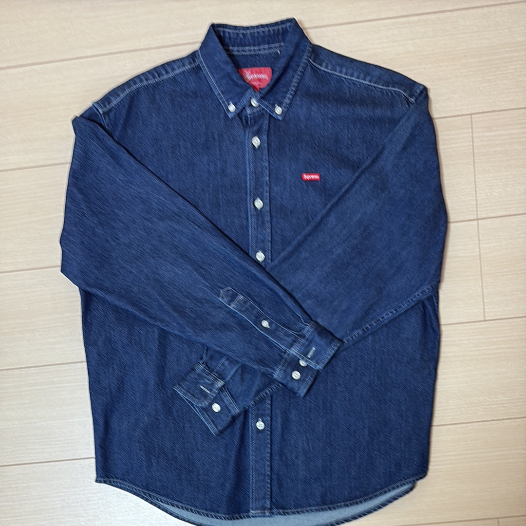 Supreme Small Box Shirt "Denim" (22FW)