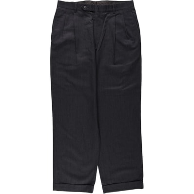 古着 ブルックスブラザーズ Brooks Brothers ツータック スラックスパンツ USA製 メンズw34相当/eaa663369