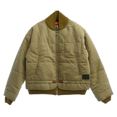 DIESEL ディーゼル ジャケット A06151 W SPLEAK JACKET 中綿 ボンバー ジャケット ベージュ系 S【中古】