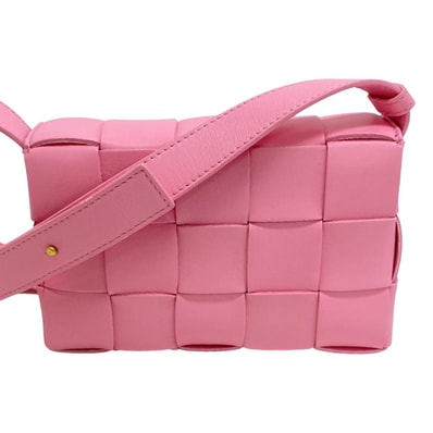 ボッテガヴェネタ BOTTEGAVENETA ショルダーバッグ カセット ピンク
