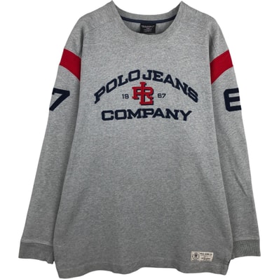 古着 ラルフローレン Ralph Lauren POLO JEANS COMPANY ロゴスウェットシャツ トレーナー メンズXL相当/eaa616480