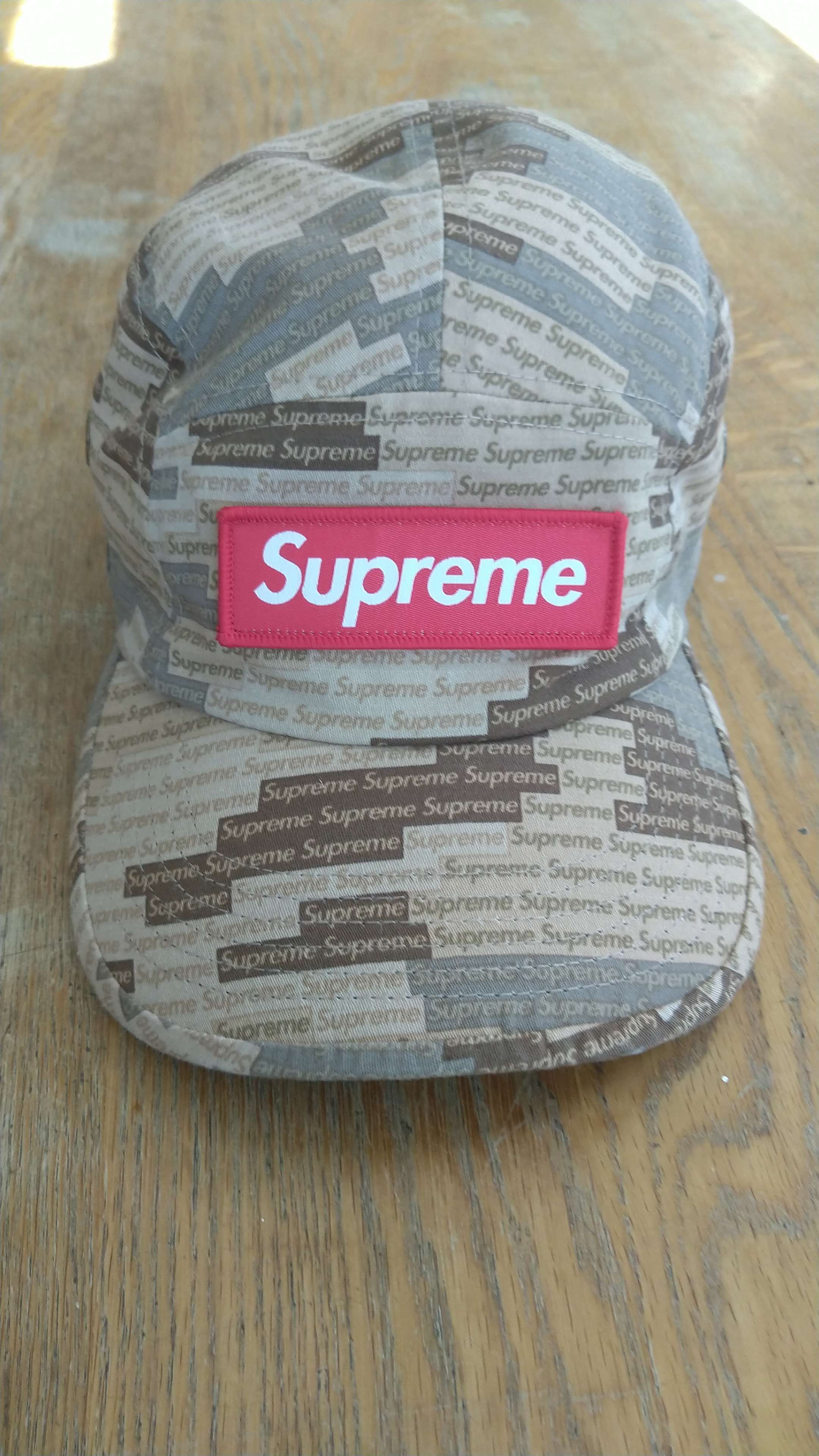 Supreme Military Camp Cap "Tan Camo" (21SS)