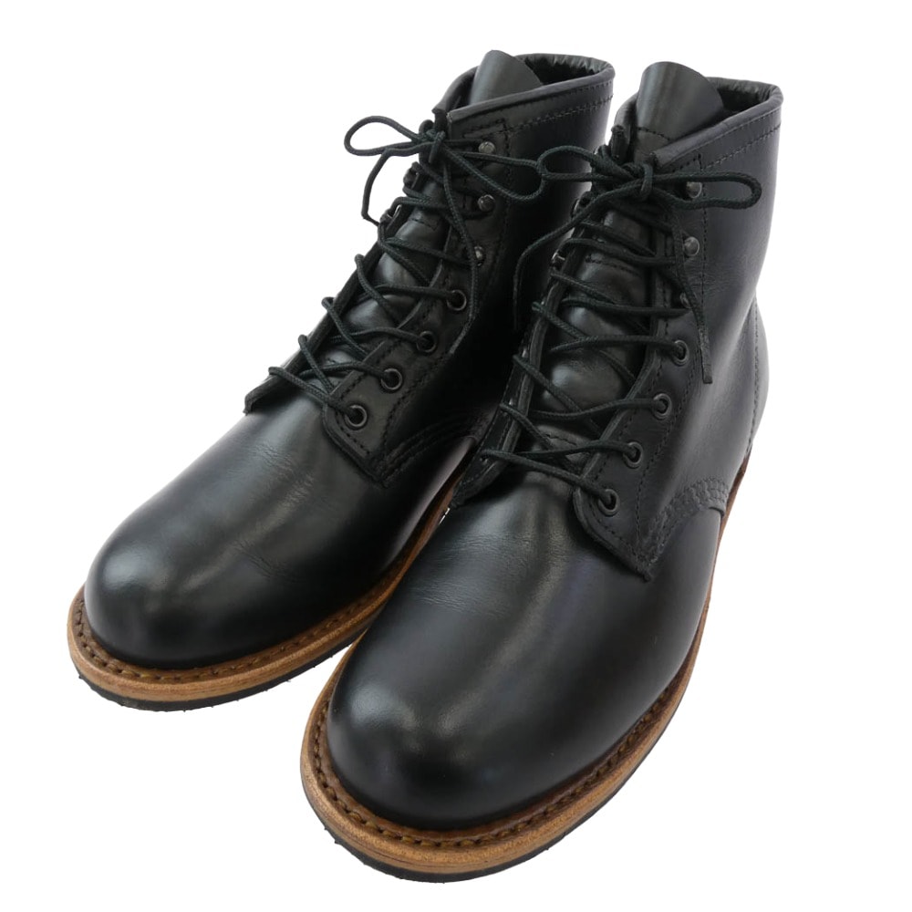 RED WING レッドウィング ブーツ 9423 BECKMAN ベックマン ラウンドトゥ ブーツ ブラック系 US7【美品】【中古】
