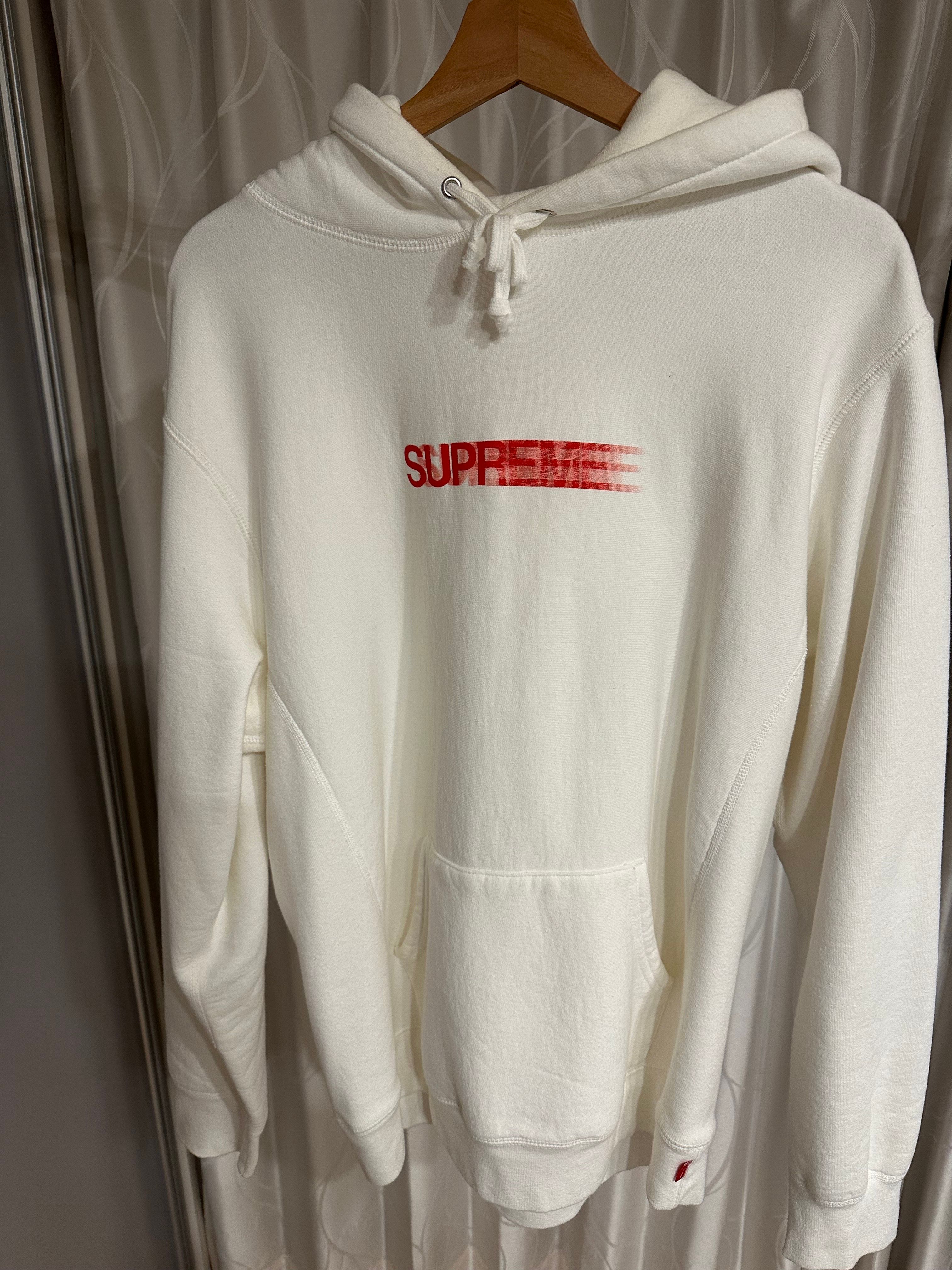 Supreme Motion Logo Hooded Sweatshirt "White" (20SS)